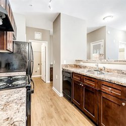 kitchen view of Westshore Palms located in Panama City, FL