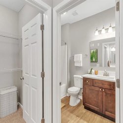 bathroom view of Westshore Palms located in Panama City, FL